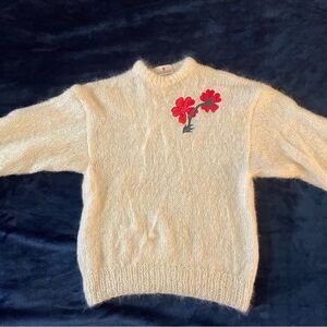 Vintage the Scotch House Cream Mohair Sweater